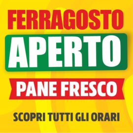 Calendario aperture speciali Ferragosto